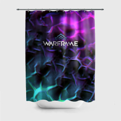 Штора 3D для ванной Warframe flame texture