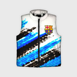 Детский жилет утепленный 3D Barcelona fc club