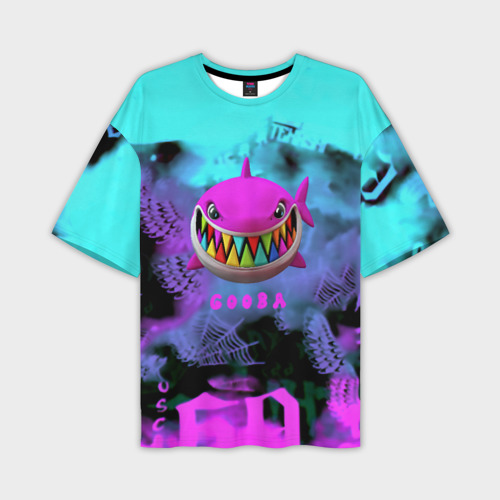 Мужская футболка oversize 3D 6ix9ine neon, цвет 3D печать