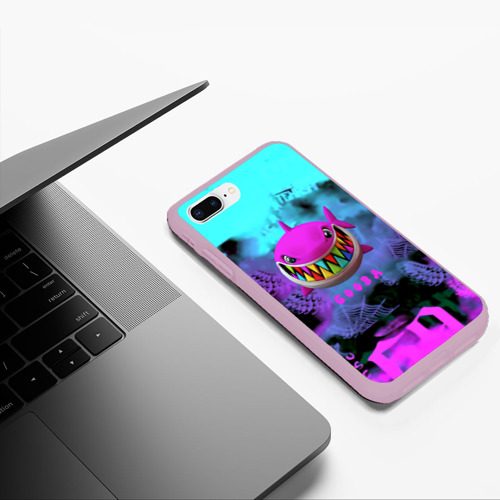 Чехол для iPhone 7Plus/8 Plus матовый 6ix9ine neon, цвет розовый - фото 5