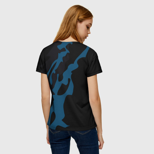 Женская футболка 3D Живописный лис, цвет 3D печать - фото 4