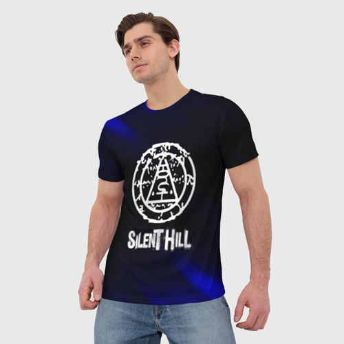 Мужская футболка 3D Silent hill horror game, цвет 3D печать - фото 3