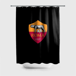 Штора 3D для ванной Roma fc club sport