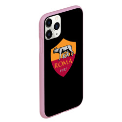 Чехол для iPhone 11 Pro Max матовый Roma fc club sport - фото 2