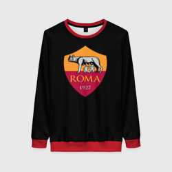 Женский свитшот 3D Roma fc club sport