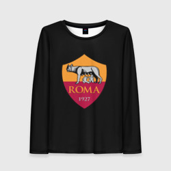 Женский лонгслив 3D Roma fc club sport