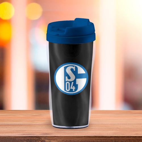 Термокружка-непроливайка Schalke 04 fc club sport, цвет синий - фото 3