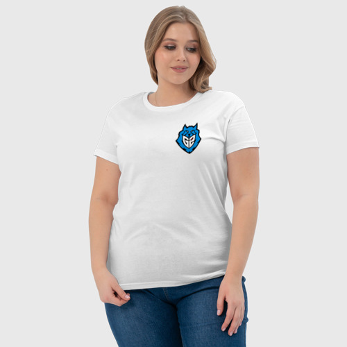 Женская футболка хлопок с принтом Cs go G2 arctic, фото #4