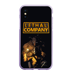 Чехол для iPhone XS Max матовый Lethal company