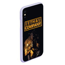 Чехол для iPhone XS Max матовый Lethal company - фото 2