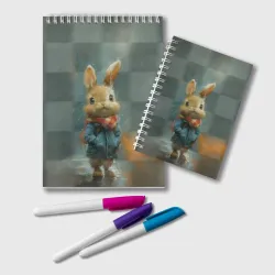 Блокнот Игрушечный зайка 