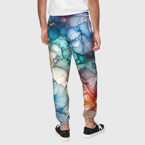 Мужские брюки 3D  Нарисованная спиртовыми чернилами иллюстрация, цвет 3D печать - фото 5