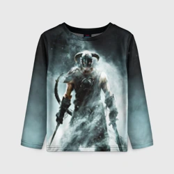 Детский лонгслив 3D Skyrim - Dovahkiin