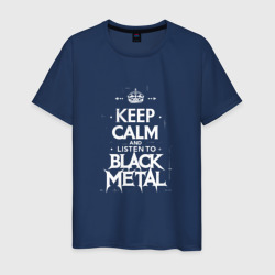 Слушай метал – Мужская футболка хлопок с принтом купить со скидкой в -20%