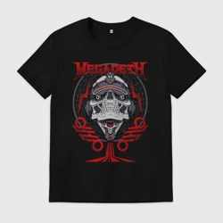 Мужская футболка хлопок Megadeth rock