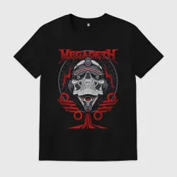 Мужская футболка хлопок Megadeth rock