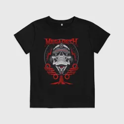 Детская футболка хлопок Megadeth rock