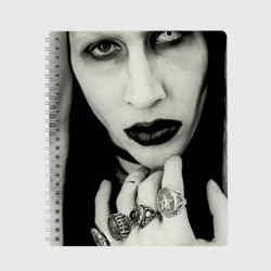 Тетрадь Marilyn Manson black and white