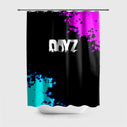 Штора 3D для ванной Dayz неоновые краски шутер
