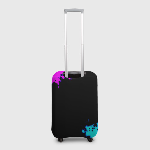 Чехол для чемодана 3D Dayz неоновые краски шутер, цвет 3D печать - фото 2