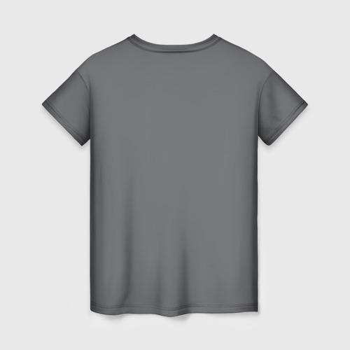 Женская футболка 3D с принтом Камень панк, вид сзади #1