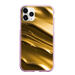 Холодные золотые волны – Чехол для iPhone 11 Pro Max матовый с принтом купить