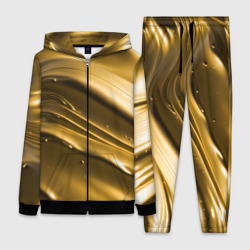 Холодные золотые волны – Женский костюм 3D с принтом купить со скидкой в -21%