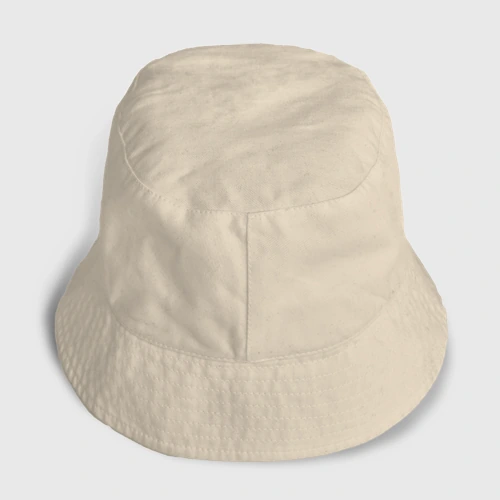 Детская панама хлопок с принтом Мем капибара волшебник в шляпе, вид сзади #1