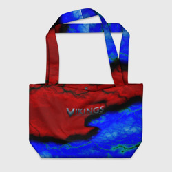Пляжная сумка 3D Викинг шторм молния