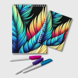Блокнот Color feathers - neon