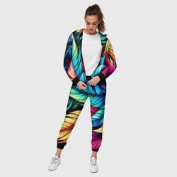 Женский костюм 3D Color feathers - neon - фото 2