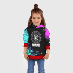 Детская толстовка 3D Ramones rock colors - фото 2