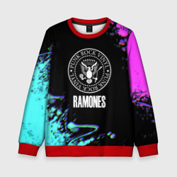 Детский свитшот 3D Ramones rock colors