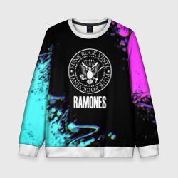 Детский свитшот 3D Ramones rock colors