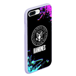 Чехол для iPhone 7Plus/8 Plus матовый Ramones rock colors - фото 2