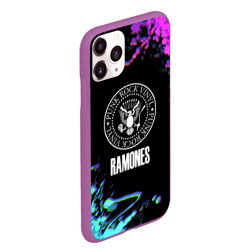 Чехол для iPhone 11 Pro Max матовый Ramones rock colors - фото 2