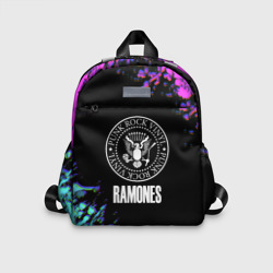 Детский рюкзак 3D Ramones rock colors