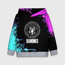 Детская толстовка 3D Ramones rock colors