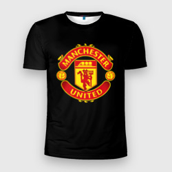 Мужская футболка 3D Slim Manchester United  fc club