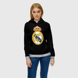 Женская толстовка 3D Real madrid fc club - фото 2