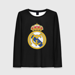 Женский лонгслив 3D Real madrid fc club