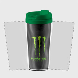 Термокружка-непроливайка Monster energy green logo - фото 2