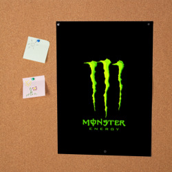 Постер Monster energy green logo - фото 2