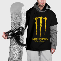 Накидка на куртку 3D Monster energy yellow color