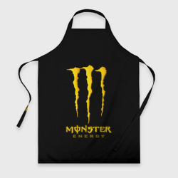 Фартук 3D Monster energy yellow color