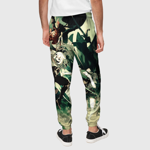 Мужские брюки 3D Геншин импакт персонажи, цвет 3D печать - фото 5