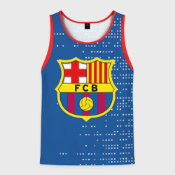 Мужская майка 3D Футбольный клуб Барселона - логотип крупный