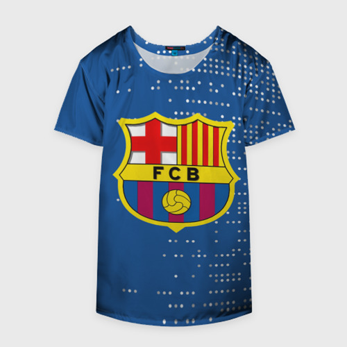 Накидка на куртку 3D Футбольный клуб Барселона - логотип крупный, цвет 3D печать - фото 4