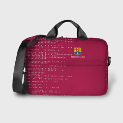 Сумка для ноутбука 3D Футбольный клуб Барселона - бордовый