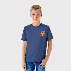 Детская футболка 3D Месси  - 10 номер футбольный клуб Барселона - фото 2